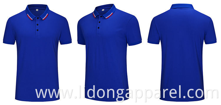 Custom Wholesale Men's Short Sleeve Sport Golf T-shirts Plain Orange Polo t shirt For Men